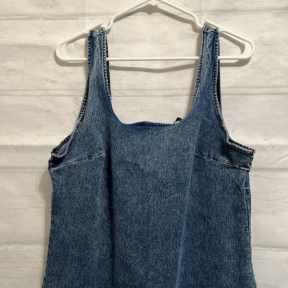 Derek Heart Denim Mini Dress Blue Size 1X - Picture 4 of 13